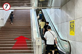 上り口です