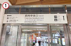大分駅の北口から出ます。