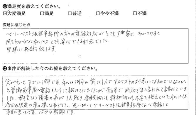 電話対応がとても丁寧でした