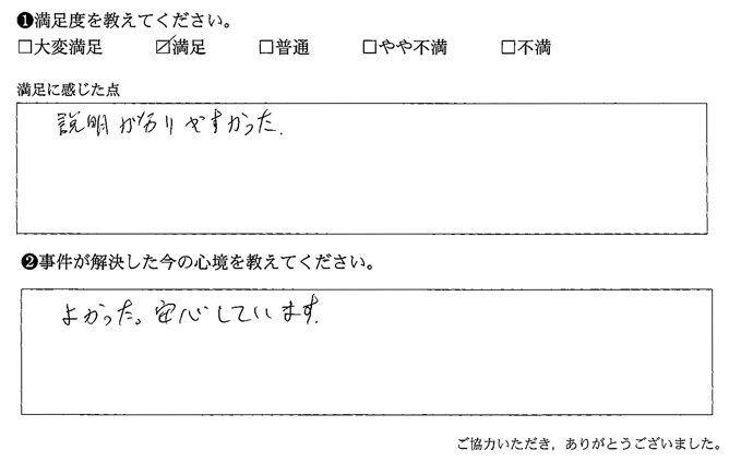 説明が分かりやすかった