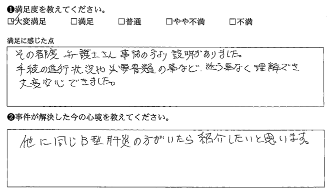 同じB型肝炎の方がいたら紹介したいです