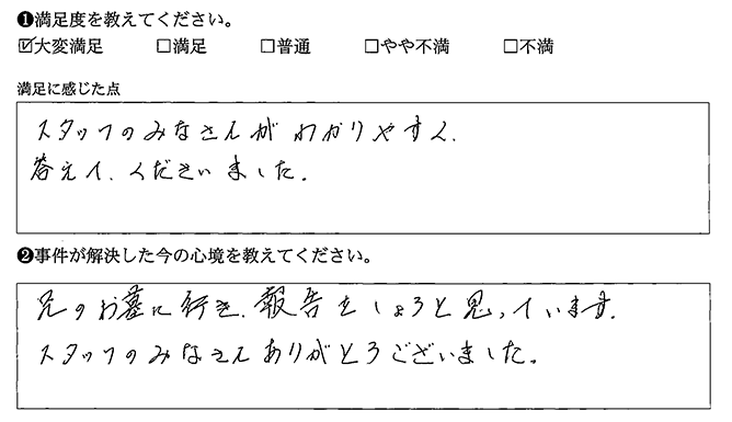わかりやすく答えてくれました